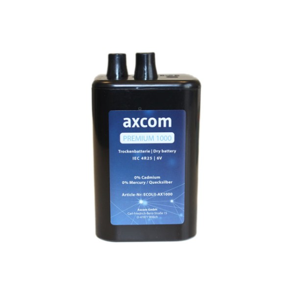 Blockbatterie AXCOM PREMIUM 1000, 6 V/9