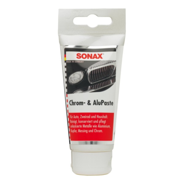 SONAX Chrom- & AluPaste, Tube mit 75 ml