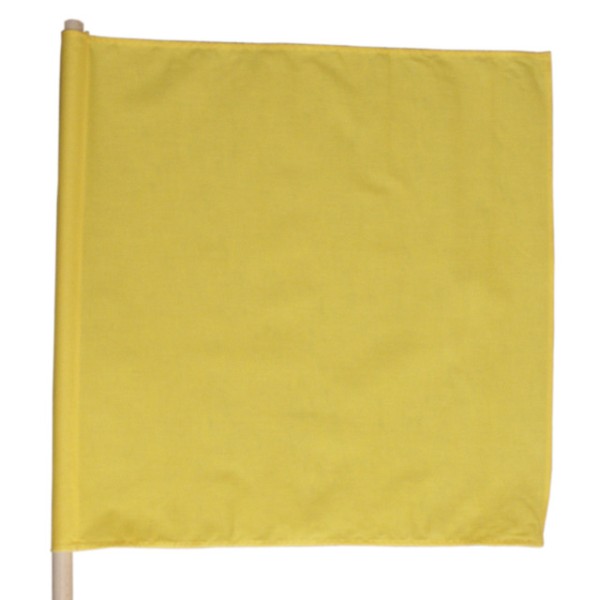 Warnflagge gelb