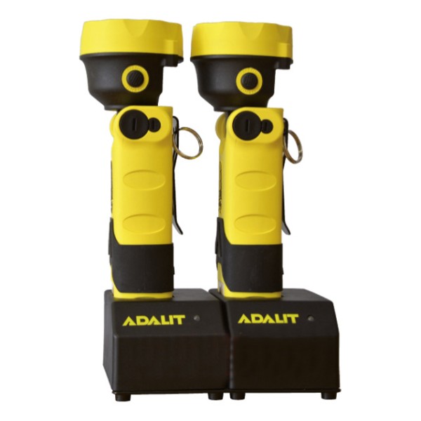 ADALIT Ladegerät 230V für 2 Handlampen L-2000/3000