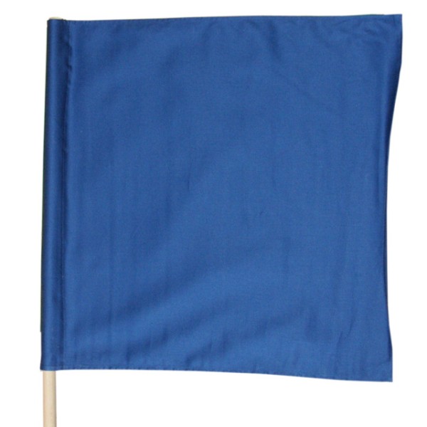 Warnflagge blau