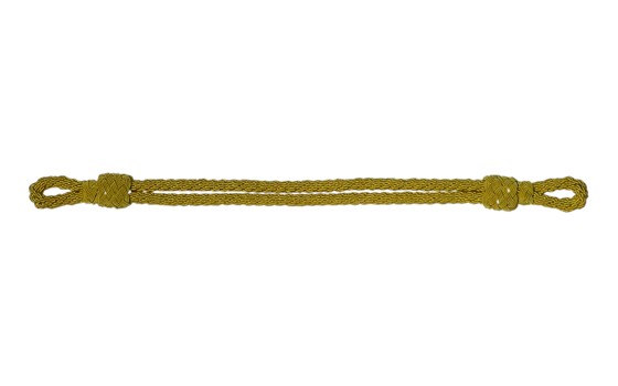 Mützenkordel, goldfarbig, 8 mm, Inox Draht